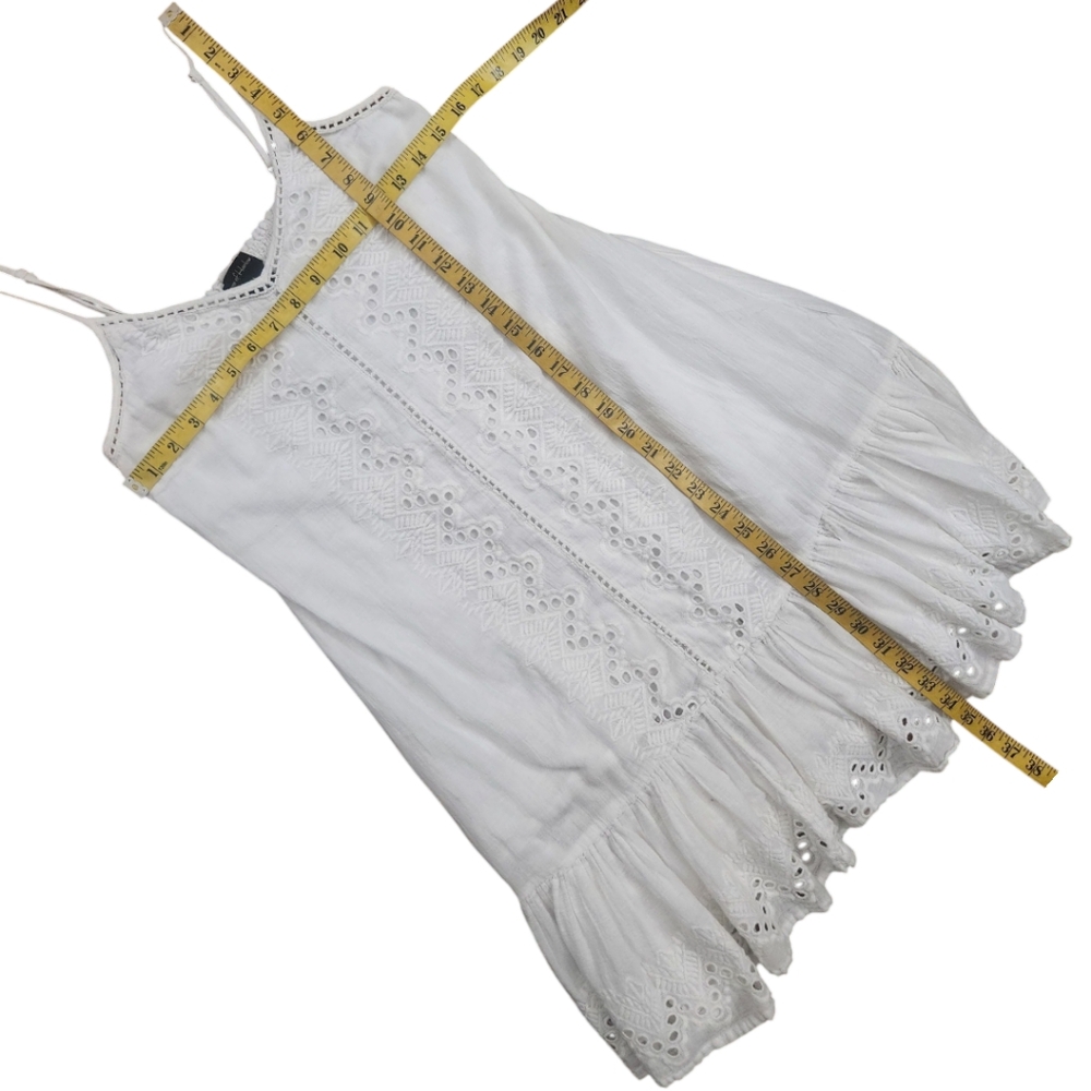 House of Harlow 1960 White Lace Eyelet Shift Dress - Size S - Picture 10 of 12